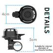2 Pack Classic Bike Bell, Bicycle Bell | Loud Crisp Clear Sound for City Commuting & Mountain Bikes, BMX Bike, Sports Bike, Durable & Easy-Thumb Hit for Adults Kids, Right Hand/Left Hand Use - Black 🍁 All In One Marketplace Canada