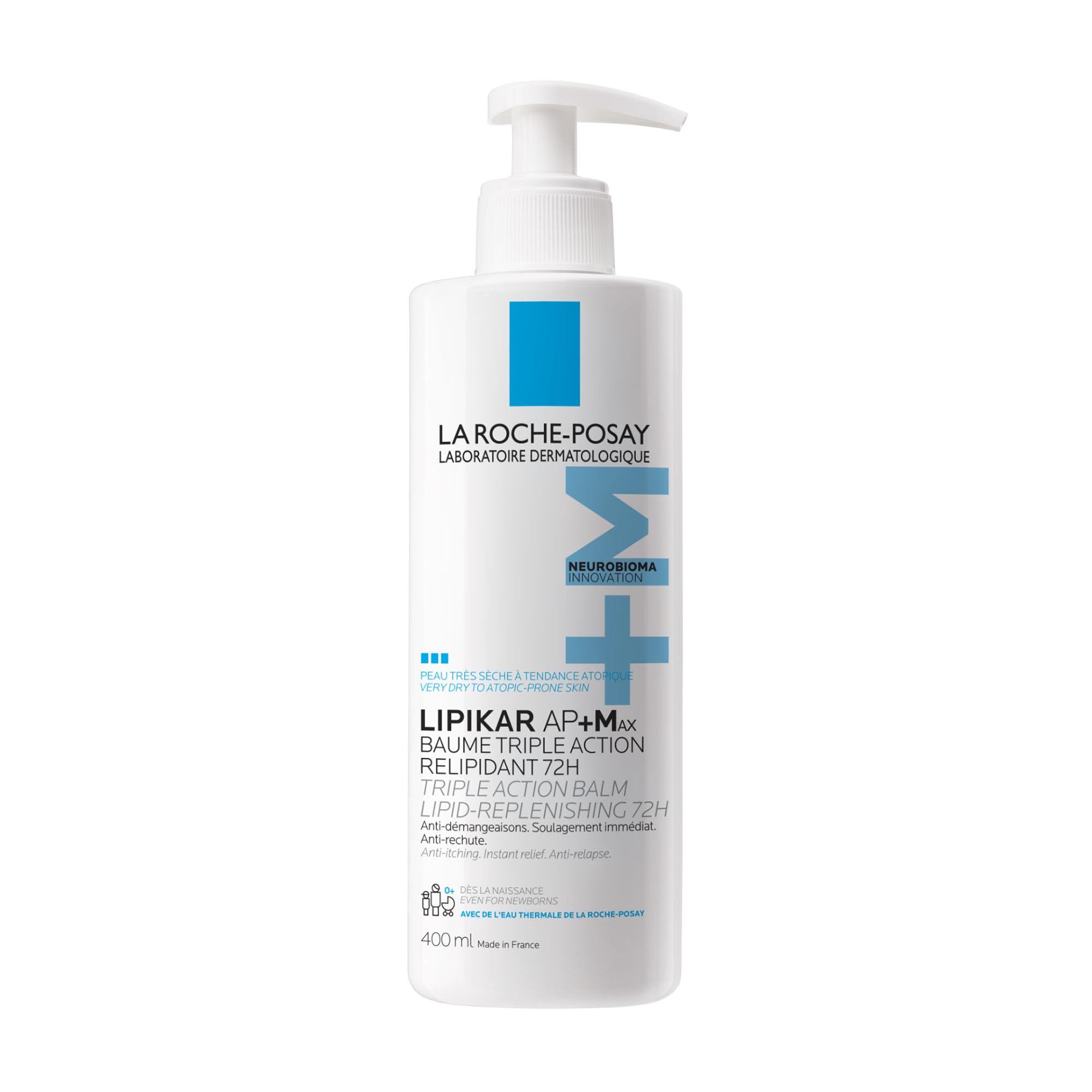 La Roche Posay Lipikar Baume AP+Max, Body Lotion for Dry Skin, Soothing Cream with Shea Butter & Niacinamide for Body, Face & Hands, Fragrance Free, Recommended by Dermatologists, 400mL 🍁 All In One Marketplace Canada
