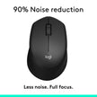 Logitech M330 Silent Wireless Mouse, 2.4GHz with USB Receiver, Optical Tracking, Quiet & Lightweight, Long Battery Life, for PC, Mac, Laptop, Chromebook - Black 🍁 All In One Marketplace Canada