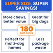 Probiotics for Dogs - Gas, Diarrhea, Allergy, Constipation, Upset Stomach Relief, w/Digestive Enzymes + Prebiotics - Chewable Supplement - Improve Digestion, Immunity - Dog Probiotics Chews - 180Ct 🍁 All In One Marketplace Canada