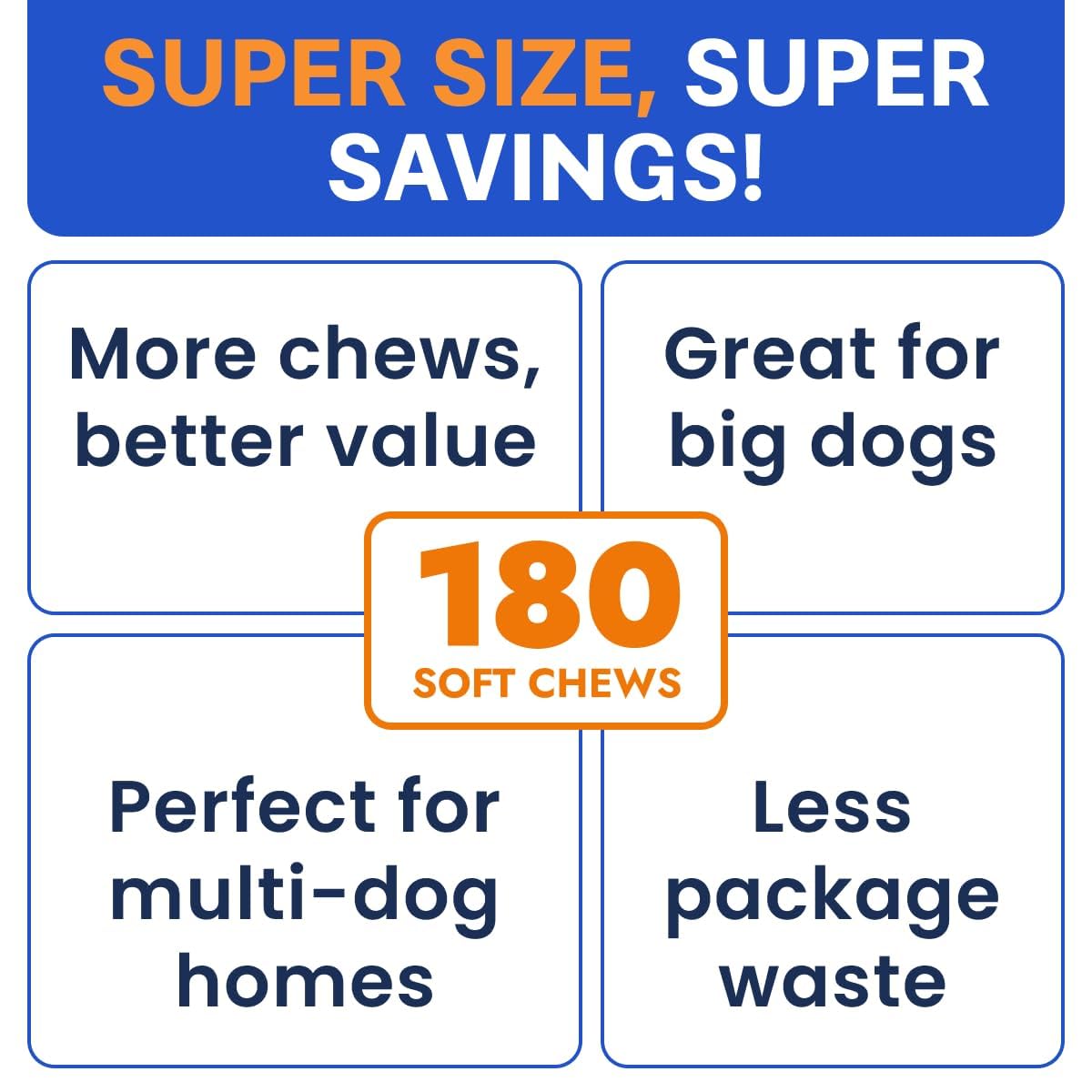 Probiotics for Dogs - Gas, Diarrhea, Allergy, Constipation, Upset Stomach Relief, w/Digestive Enzymes + Prebiotics - Chewable Supplement - Improve Digestion, Immunity - Dog Probiotics Chews - 180Ct 🍁 All In One Marketplace Canada