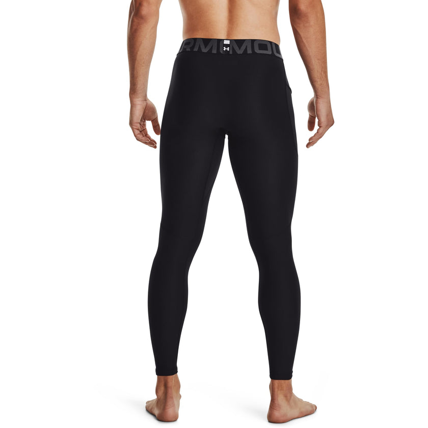 Under Armour Men's Armour HeatGear Leggings , Black (001)/Pitch Gray, Medium 🍁 All In One Marketplace Canada