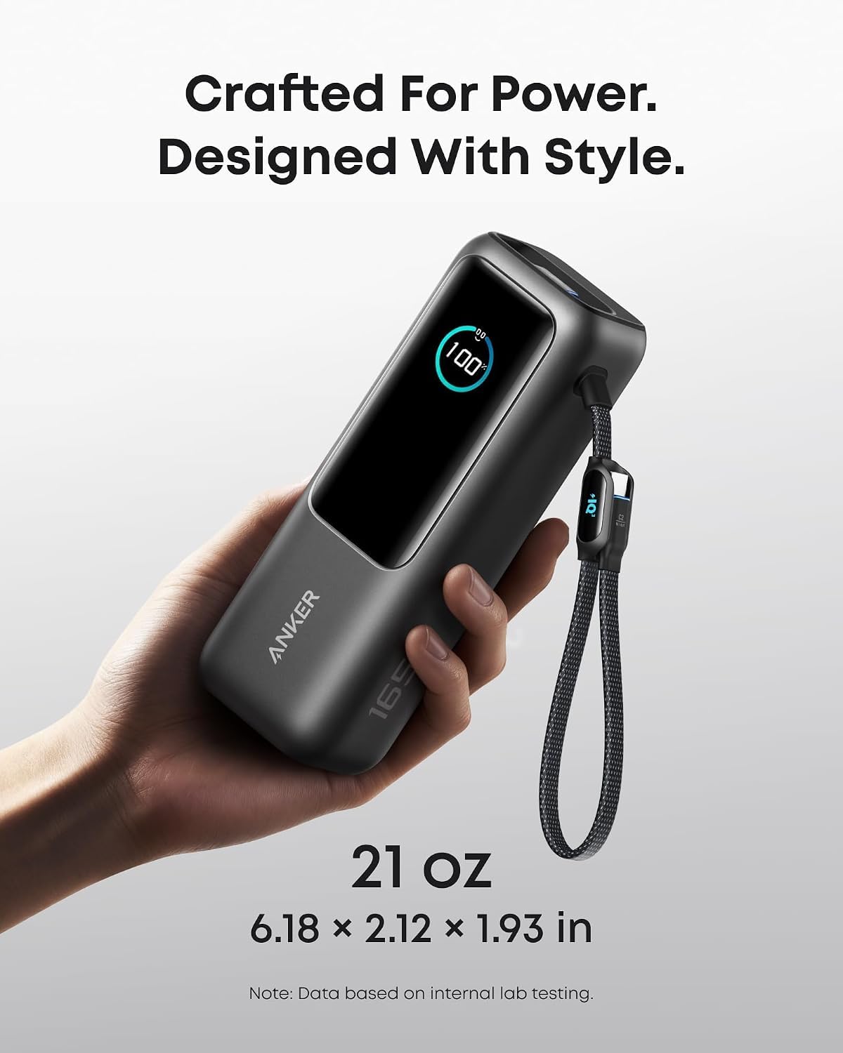 Anker Laptop Power Bank, 25,000mAh Portable Charger with Triple 100W USB-C Ports, Built-in Retractable Cables, Flight-Approved for Travel, iPhone 17/16 Series, MacBook, Samsung, and More 🍁 All In One Marketplace Canada
