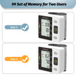 Blood Pressure Monitor - Wrist Accurate Automatic High Blood Pressure Monitors Portable LCD Screen with Storage Case and Adjustable Cuff Powered by Battery -Black 🍁 All In One Marketplace Canada