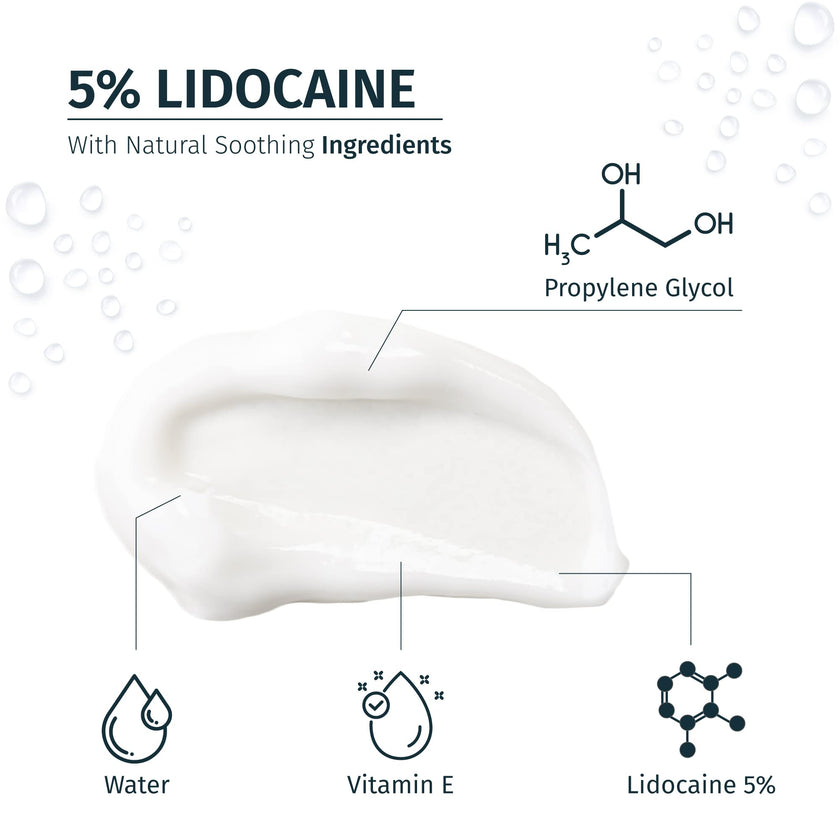 Numbskin Tattoo Numbing Cream | 5% Lidocaine Topical Anesthetic Cream | Maximum Strength Fastest Acting Pain Relieving Cream with Vitamin E, 30g (1 Tube) 🍁 All In One Marketplace Canada