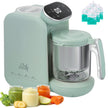 Chefhandy Baby Food Maker with Stainless Steel Steam Basket, 5-in-1 Baby Food Processor, Steamer & Blender, Auto Cooking, Pureeing, Reheating & Steam Cleaning, BPA-Free, 6 Reusable Pouches, Green 🍁 All In One Marketplace Canada