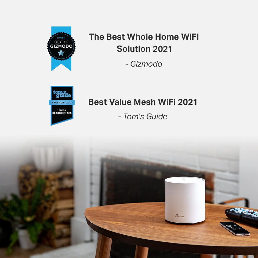 TP-Link Deco AX1800 WiFi 6 Mesh System (Deco X20) - Covers up to 5,800 Sq. Ft., Replaces Wireless Internet Routers and Extenders, 6 Ethernet Ports in Total, Supports Ethernet Backhaul, 3-Pack 🍁 All In One Marketplace Canada