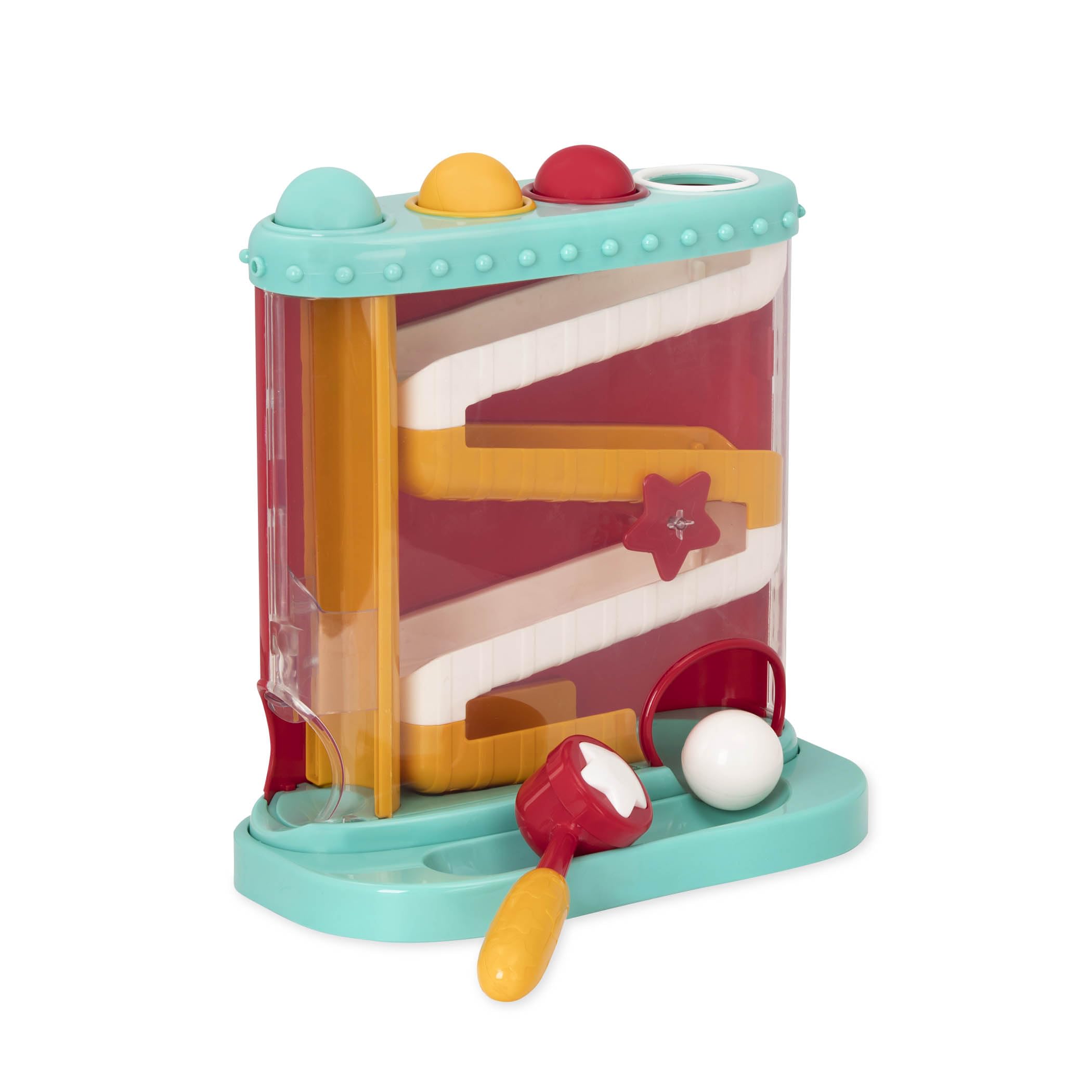 Battat Pound-a-Ball Toy, Pound & Roll Ball Maze, Light Blue, Toddler 🍁 All In One Marketplace Canada