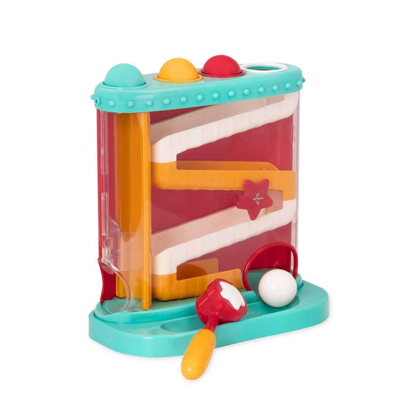 Battat Pound-a-Ball Toy, Pound & Roll Ball Maze, Light Blue, Toddler 🍁 All In One Marketplace Canada