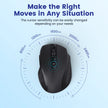 LODVIE Wireless Mouse for Laptop,2400 DPI Wireless Computer Mouse with 6 Buttons,2.4G Ergonomic USB Cordless Mouse,15 Months Battery Life Mouse for Laptop PC Mac Computer Chromebook MacBook-Black 🍁 All In One Marketplace Canada