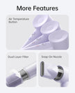Laifen SE Lite Professional Hair Dryer, High-Speed Blow Dryer 100,000 RPM Brushless, Ionic Hair Dryer with Diffuser for Curly Hair , Fast Drying Low Noise, Diffuser Hair Dryer for Women and Men Lightweight Thermo-Control with 2 Nozzles, HD110