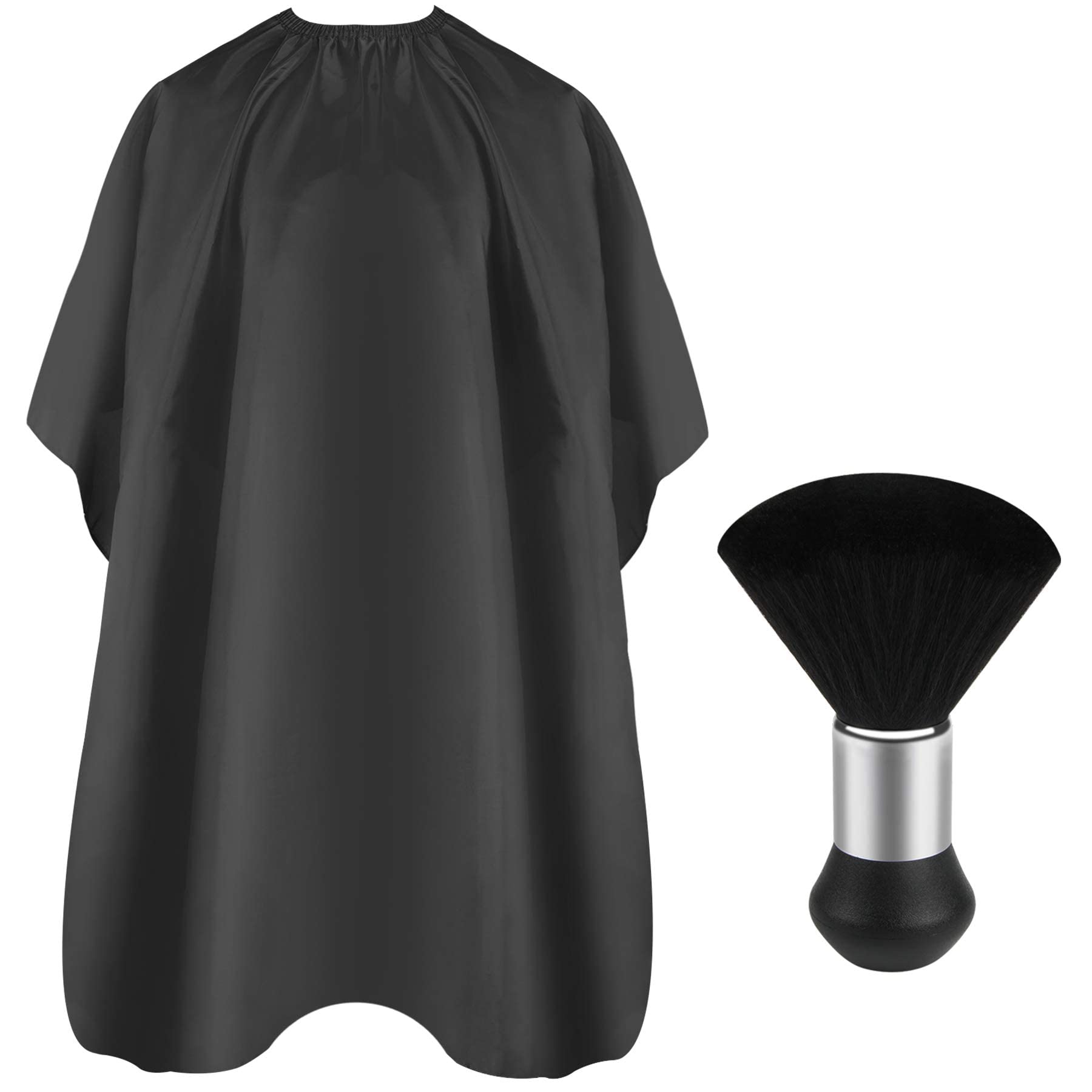 Professional Hair Cutting Cape with Neck Duster Brush, Salon Barber Cape, Hair Cutting Accessories (Solid color) 🍁 All In One Marketplace Canada