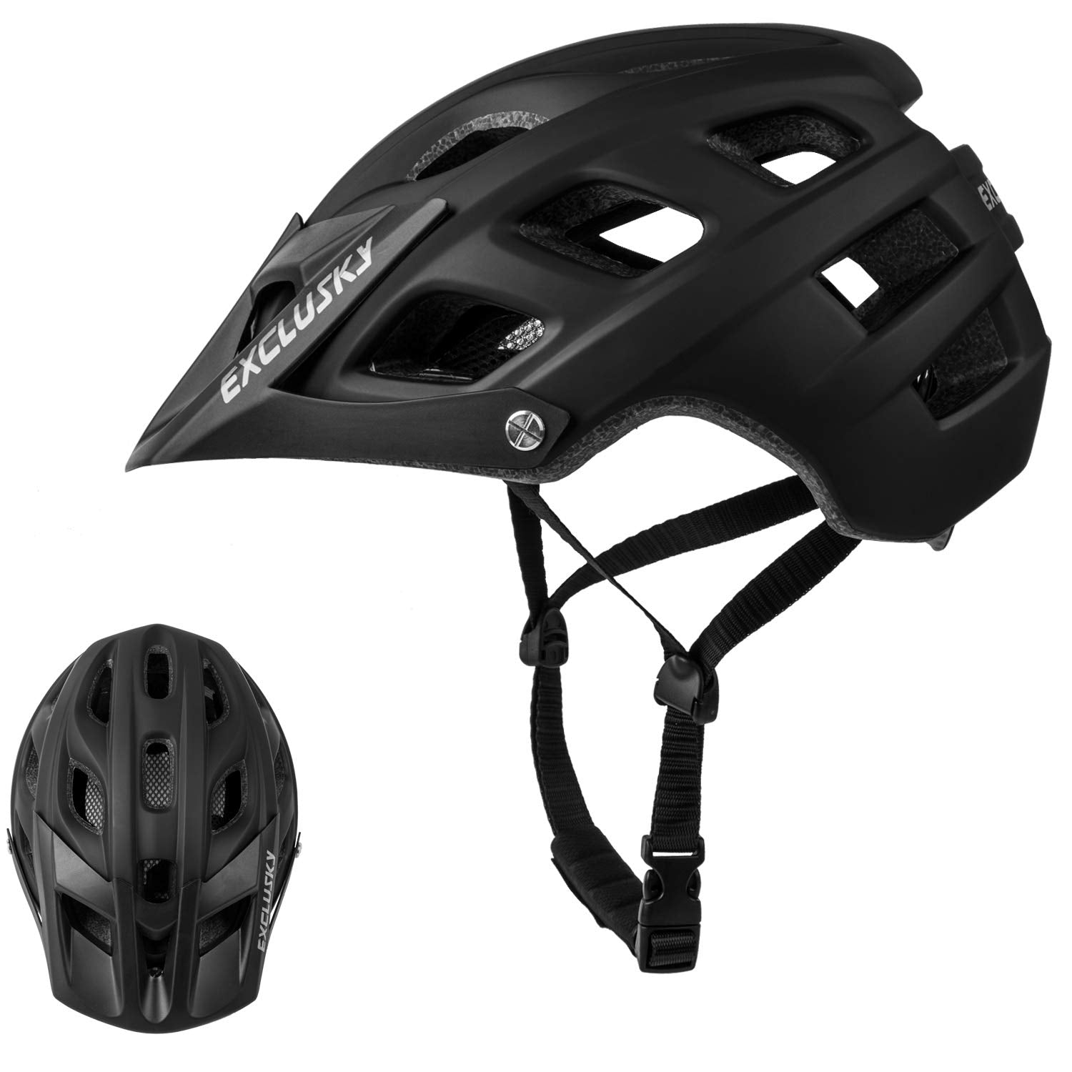 Bike Helmet, Exclusky Mountain Bike Helmet Men Women Lightweight Breathable Adjustable Adult Bicycle Cycle MTB Helmet 56-61cm 🍁 All In One Marketplace Canada
