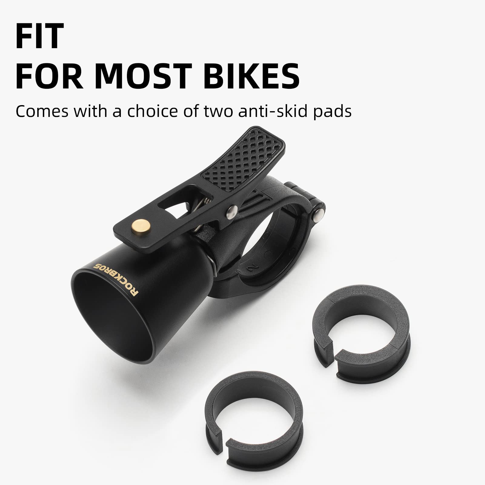 ROCKBROS Bike Bell Classic Bicycle Bell Mountain Bike Bells for Adults with Loud Sound and Fit for 0.87-1.25in/22.2-31.8mm Bicycle Handlebars 🍁 All In One Marketplace Canada
