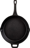 Coghlan's Cast Iron Skillet – 10.1-Inch Pre-Seasoned Frying Pan with Dual Pour Spouts & Helper Handle for Campfire Cooking, Stove, Grill, or Oven – Durable Outdoor Cookware 🍁 All In One Marketplace Canada