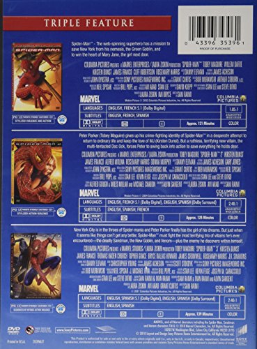 Multi-Feature: Spider-Man/Spider-Man 2/Spider-Man 3 - DVD