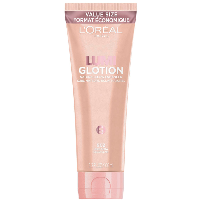 L’Oréal Paris Lumi Glotion Jumbo, Natural Glow Enhancer for Face & Body, Instantly Hydrates and Illuminates Skin, Sheer Colour Tint, Offers a Sunkissed Glow, 902 Light, 100 mL 🍁 All In One Marketplace Canada