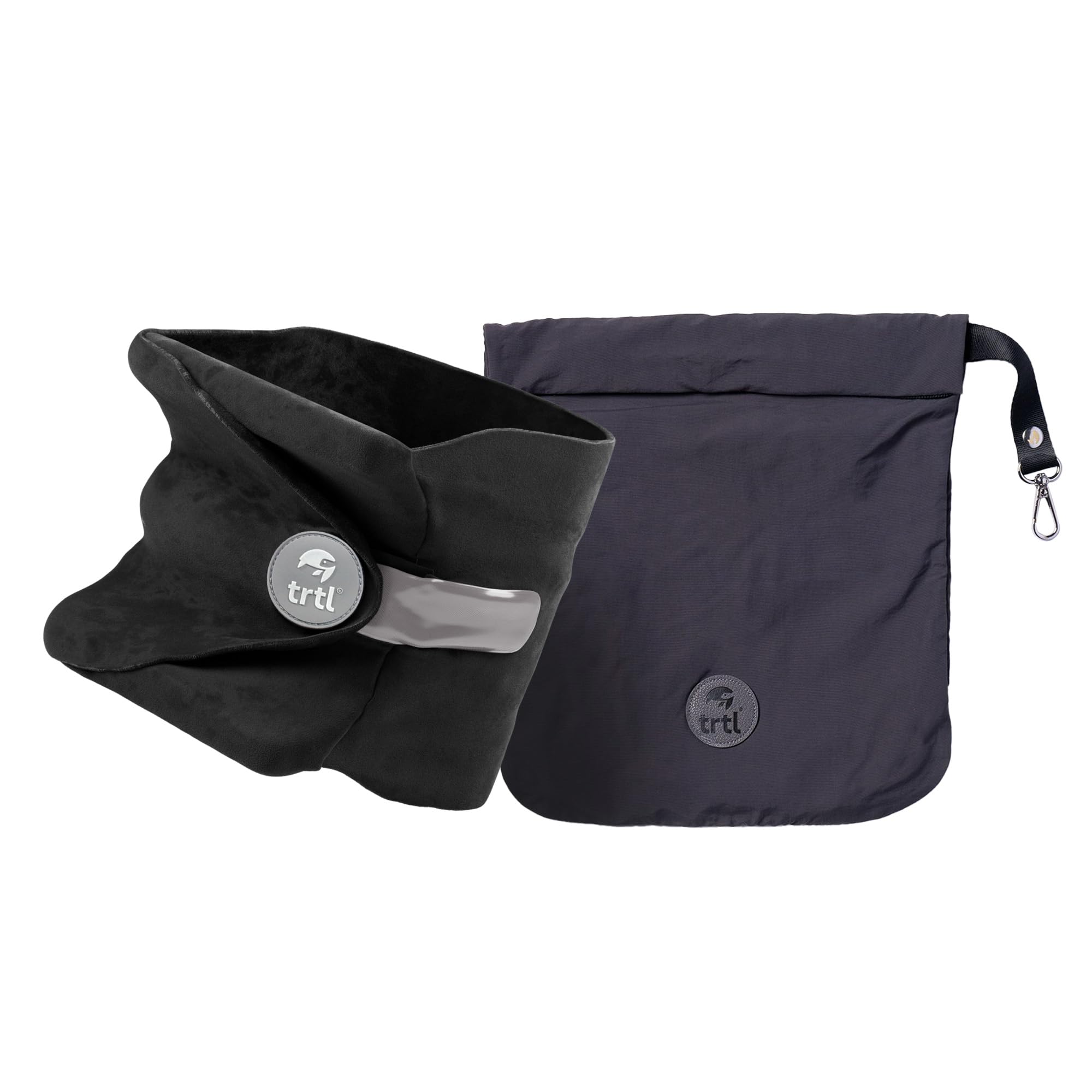 trtl Travel Pillow - Airplane Pillow for Neck and Shoulder Support - Soft, Lightweight, Machine-Washable Travel Pillows for Airplanes - Black 🍁 All In One Marketplace Canada