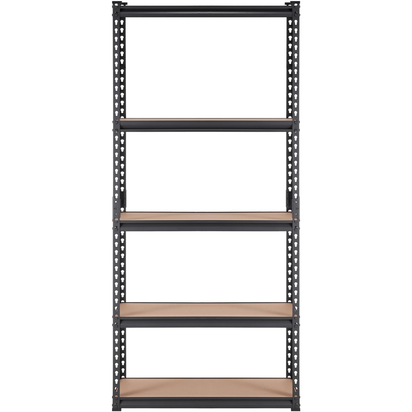 VEVOR Storage Shelving Unit, 5-Tier Adjustable, 2000 lbs Capacity, Heavy Duty Garage Shelves Metal Organizer Utility Rack, Black, 36