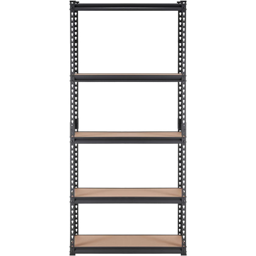 VEVOR Storage Shelving Unit, 5-Tier Adjustable, 2000 lbs Capacity, Heavy Duty Garage Shelves Metal Organizer Utility Rack, Black, 36