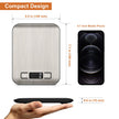 CROWNFUL Food Scale, 11lb Digital Kitchen Scales Weight Ounces and Grams for Cooking and Baking, 6 Units with Tare Function (Battery Included) 🍁 All In One Marketplace Canada