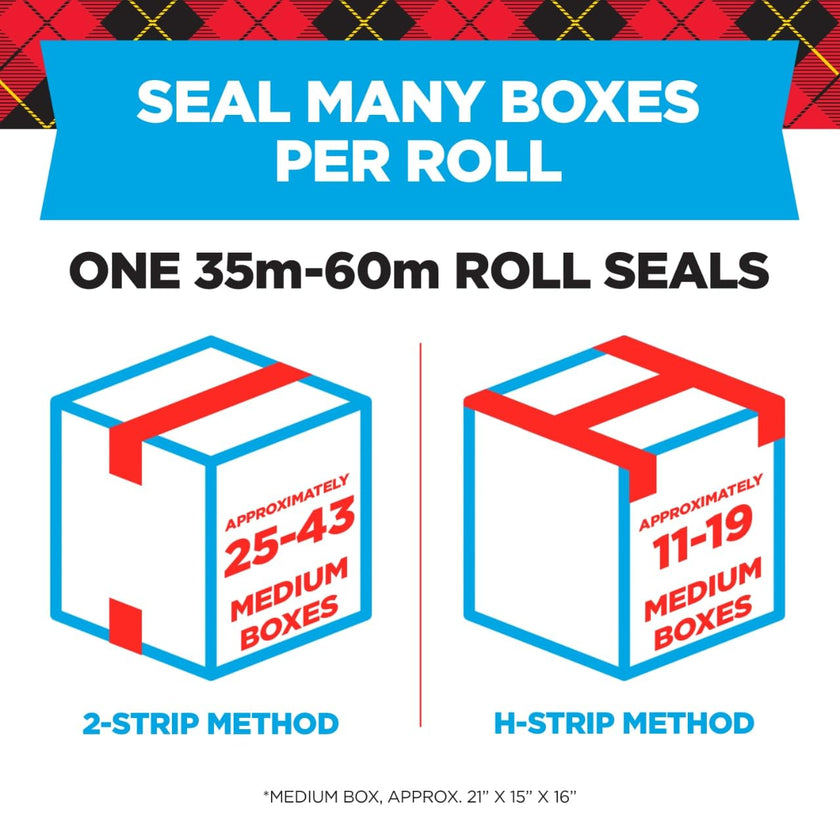 Scotch Packing Tape Heavy Duty Shipping Tape, 1.88