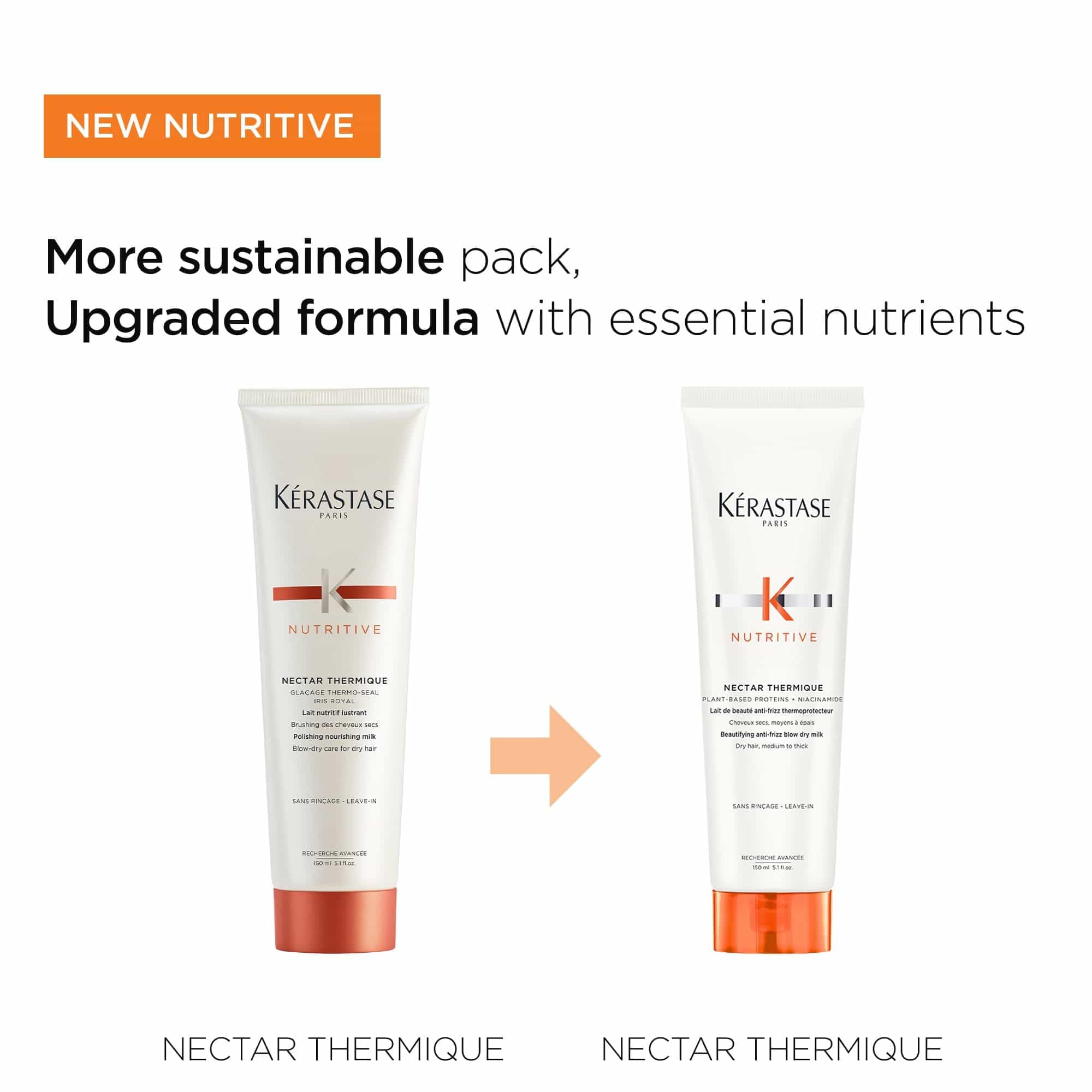 Kérastase Nutritive Nectar Thermique Blow-Dry Milk for Dry Hair, 150 mL 🍁 All In One Marketplace Canada