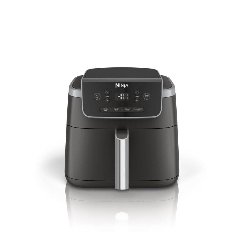 Ninja Air Fryer Pro 4in1, 5 QT (4.7 L) Capacity, Air Fry, Roast, Bake, Reheat, Dehydrate, Roast, Crisp Technology, Nonstick Basket & Crisper Plate, Grey, AF141C (Canadian Version) 🍁 All In One Marketplace Canada