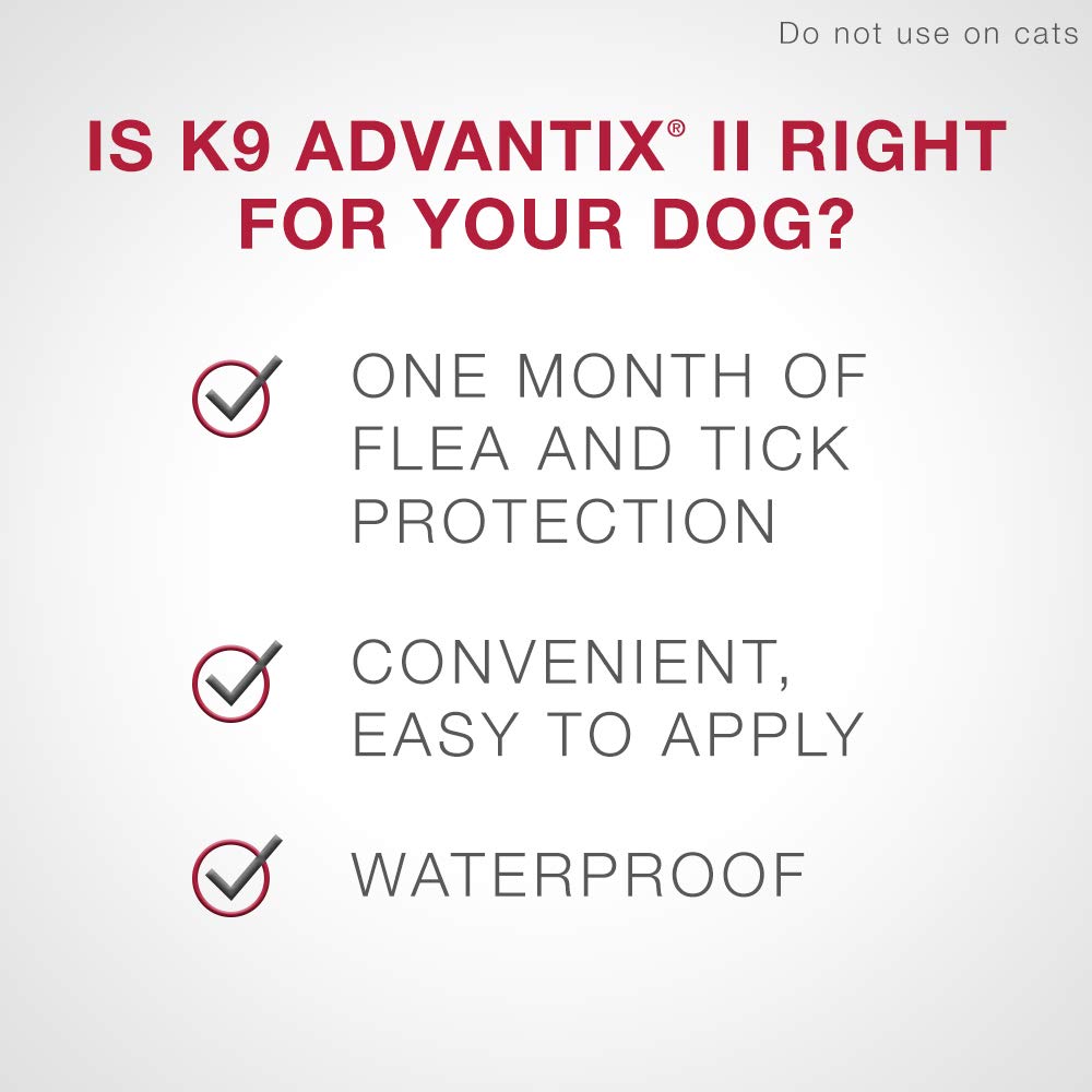 K9 Advantix II Flea and Tick Treatment for Extra Large Dogs weighing over 25 kg (over 55 lbs.)-4 doses 🍁 All In One Marketplace Canada
