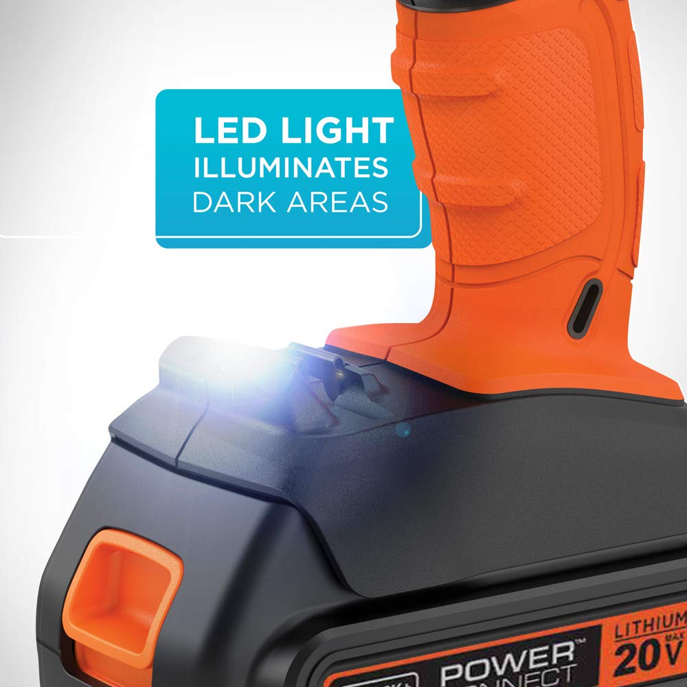 BLACK+DECKER 20V MAX* Cordless Drill, Cordless (BCD702C1) 🍁 All In One Marketplace Canada