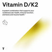 THORNE - Vitamin D/K2 Liquid (Metered Dispenser) - Dietary Supplement with Vitamins D3 and K2 to Support Healthy Bones and Muscles - 1 Fluid Ounce (30 mL) 🍁 All In One Marketplace Canada