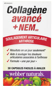 Webber Naturals Advanced Collagen + NEM, Helps Reduce Joint Pain & Stiffness, 30 Capsules, Clinically Researched 🍁 All In One Marketplace Canada