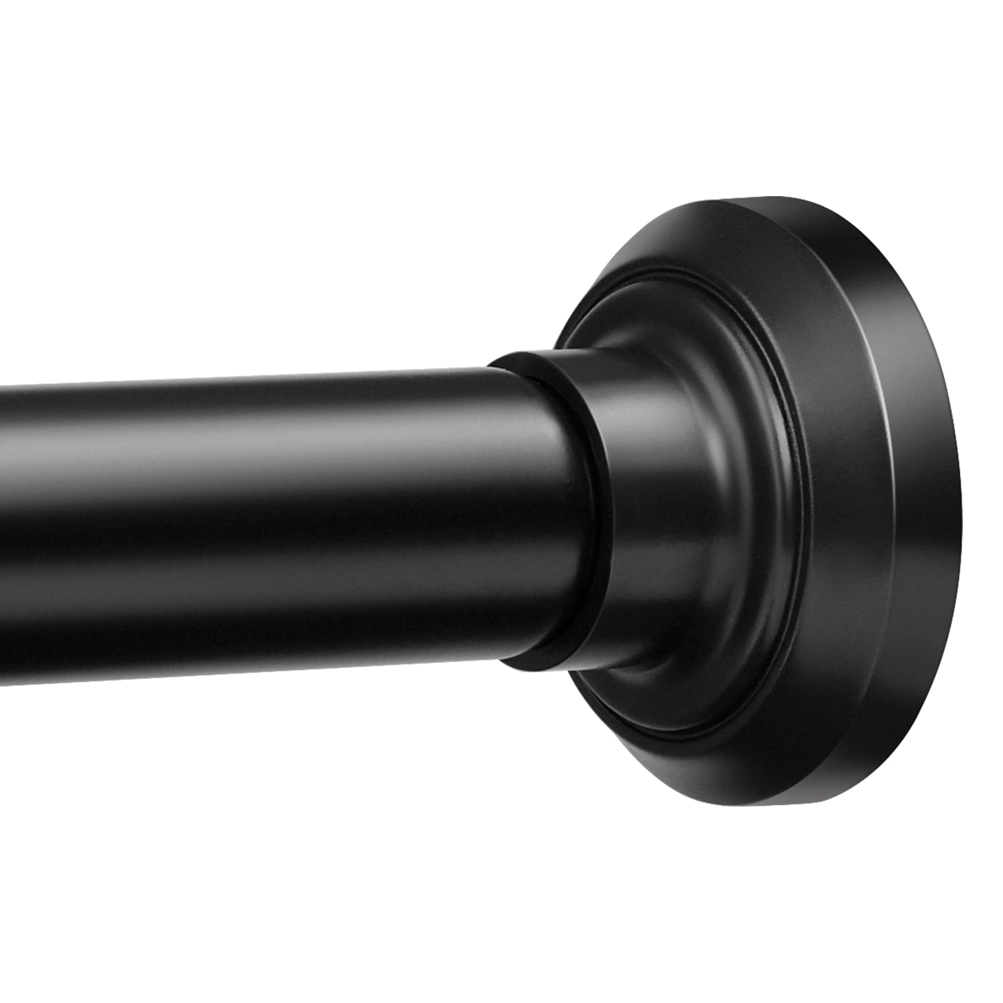 Matte Black Shower Curtain Rod Tension 30 to 76 Inches Never Rust Non-Slip Spring Tension Shower Rod No Drilling Stainless Steel Curtain Pole Use Bathroom, Closet, Window, Room Divider 🍁 All In One Marketplace Canada