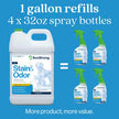 Eco Strong Pet Stain and Odor Remover - Cat Urine Enzyme Cleaner Destroyer, Urine Destroyer for Dogs, Pet Urine Enzyme Cleaner - 128 Oz 🍁 All In One Marketplace Canada