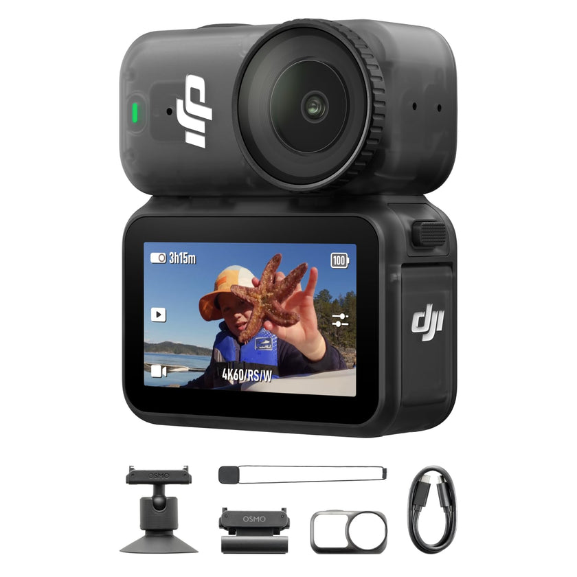DJI Osmo Nano Standard Combo (128GB), 4K Wearable Camera, 1/1.3″ Sensor 🍁 All In One Marketplace Canada