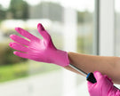 FRAMAR Pink Nitrile Gloves Small – Disposable Gloves Small, Cleaning Gloves, Plastic Gloves Disposable Food Safe, Latex Free Gloves, Gants Nitrile, Gants Jetables, Rubber Gloves 🍁 All In One Marketplace Canada