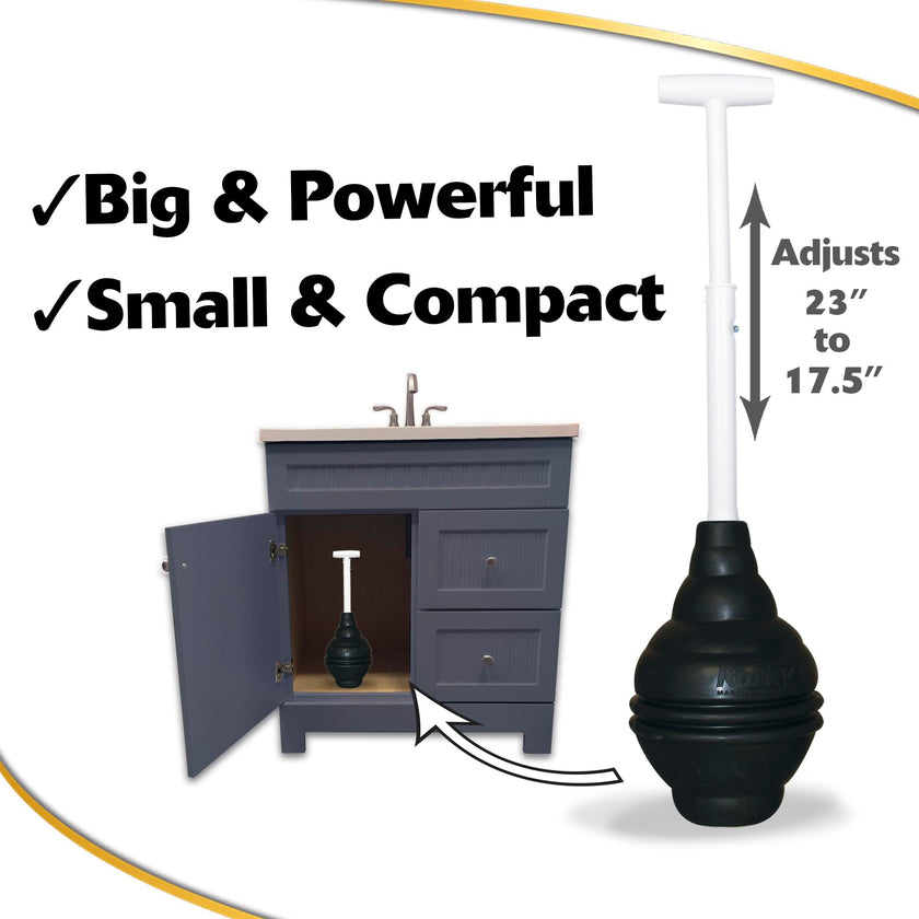 Korky BeehiveMAX Heavy Duty Toilet Plunger - Seals All Bowl Shapes – Powerful Clog Removal 🍁 All In One Marketplace Canada