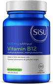 Sisu Vitamin B12 1000 mcg Methylcobalamin Sublingual Tablets, Unflavoured, 180 Tablets, Supports Energy Metabolism and Red Blood Cell Formation 🍁 All In One Marketplace Canada