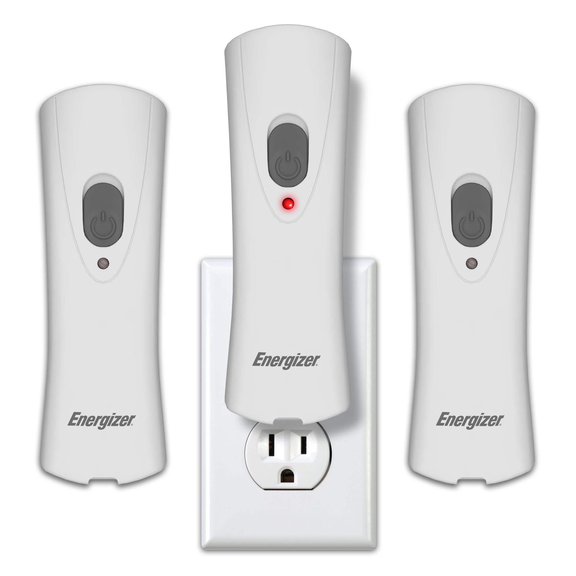 Energizer Weatheready Rechargeable Compact Handheld Light, Plug-in Rechargeable LED Light, Automatic Turn-On Emergency Flashlight, Built-in Rechargeable Battery Included, 3 Count 🍁 All In One Marketplace Canada