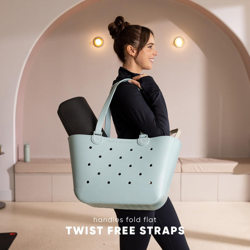 Simple Modern Waterproof Rubber Beach Bag | Extra Large | Beige 🍁 All In One Marketplace Canada