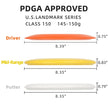 HIAARO Disc Golf Starter Discs Set | U.S. Landmark Series | 150 Class, 145-150g | PDGA Approved | Include 2*Driver 2*Mid-Range 2*Putter 1*Mini Marker 🍁 All In One Marketplace Canada