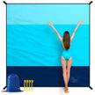 OCOOPA Sandproof Beach Blanket Waterproof, Extra Large 8 Persons Family Size 10'X9.2', Comfortable Parachute Nylon, Cozy& Chic, Compact& Light, Reinforced Windproof,4 Stakes&1 Travel Bag 🍁 All In One Marketplace Canada