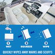 3PK Premium Boat Scuff Erasers, Boating Accessories for Cleaning, Gift for Pontoon, Fishing, Jon Boats, Decks, Vinyl and Hull Cleaner, Gadgets for Men and Women 🍁 All In One Marketplace Canada