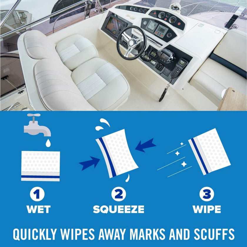 3PK Premium Boat Scuff Erasers, Boating Accessories for Cleaning, Gift for Pontoon, Fishing, Jon Boats, Decks, Vinyl and Hull Cleaner, Gadgets for Men and Women 🍁 All In One Marketplace Canada