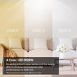 TP-Link Tapo Smart Wi-Fi Light Bulbs, 16M Colors RGBW, Dimmable, Compatible w/Alexa and Google Home, A19, 60W Equivalent, 800LM, 2.4GHz WiFi only, No Hub Required, Tapo L530E(2-Pack) 🍁 All In One Marketplace Canada