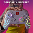 PDP Afterglow Wave Wireless RGB Gaming Controller - Nintendo Switch/Switch Lite/Switch - OLED Model, Nintendo Switch 2, LED Lighting, Rechargeable Battery - White 🍁 All In One Marketplace Canada