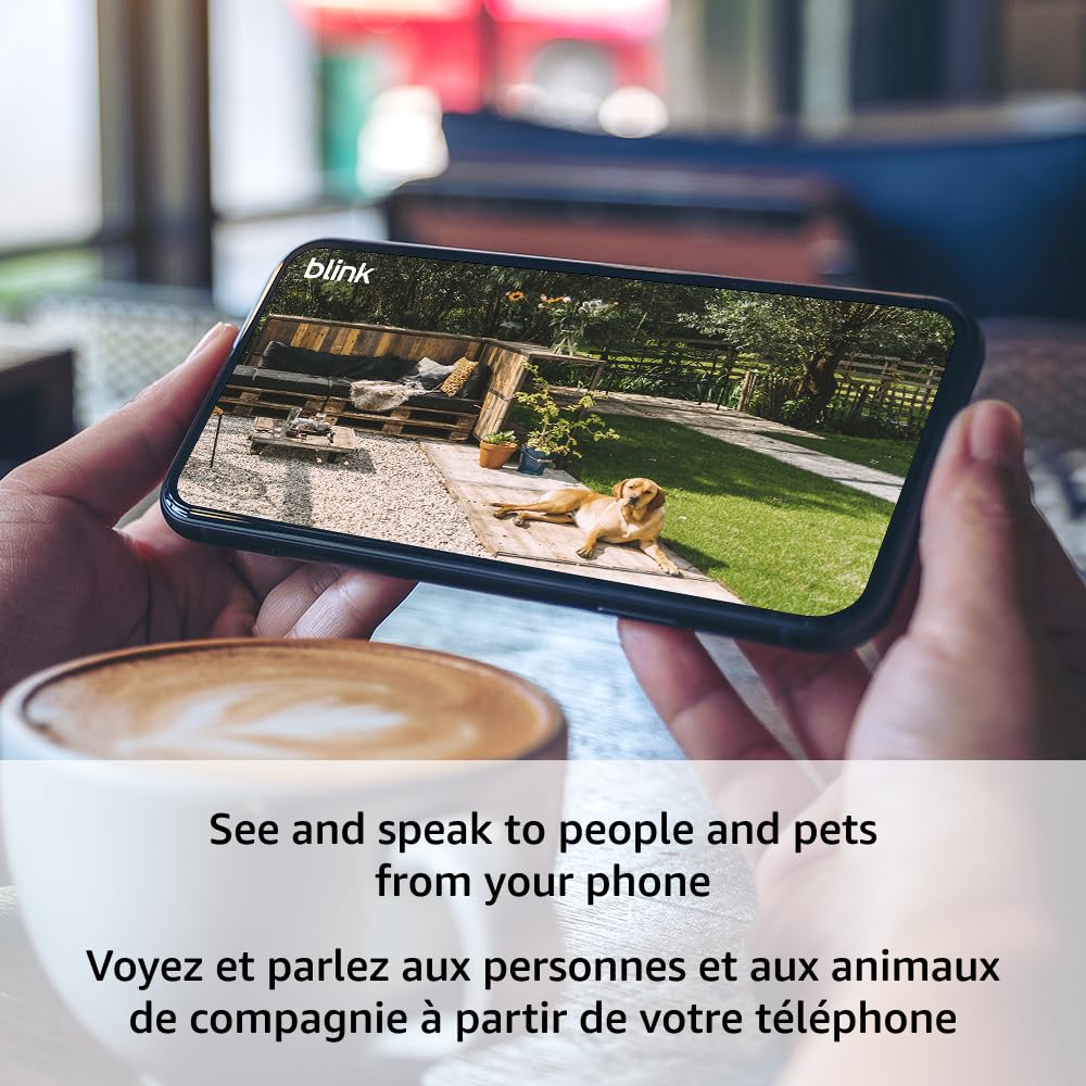 Blink Outdoor 4 – Wireless smart security camera, two-year battery life, 1080p HD day and infrared night live view, two-way talk. Sync Module Core included – 3 camera system 🍁 All In One Marketplace Canada