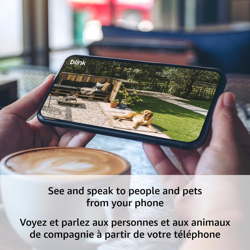 Blink Outdoor 4 – Wireless smart security camera, two-year battery life, 1080p HD day and infrared night live view, two-way talk. Sync Module Core included – 3 camera system 🍁 All In One Marketplace Canada