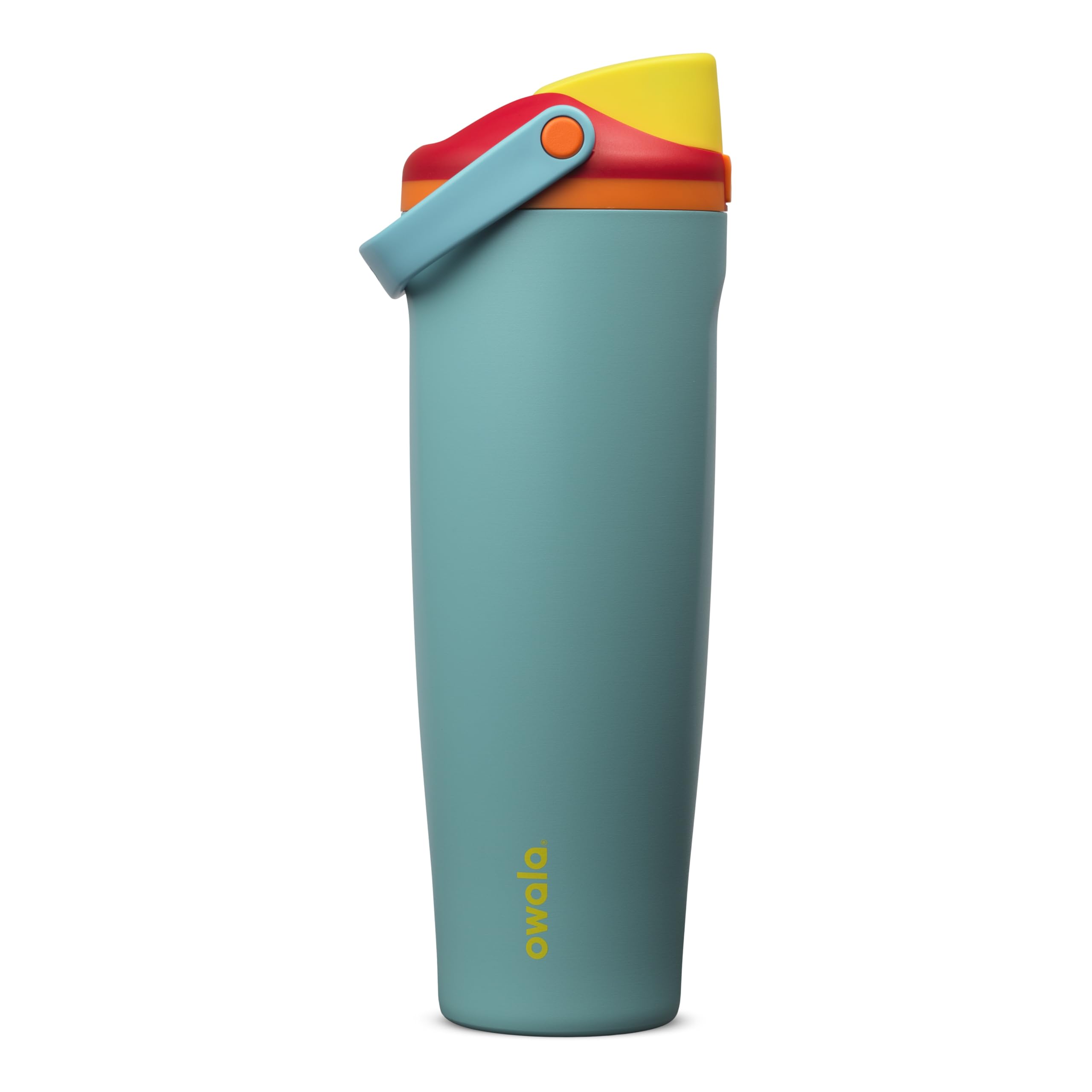 Owala FreeSip Sway Insulated Stainless Steel Water Bottle with Two-Way Spout, Built-In Straw and Bucket Handle, Made for Travel, School, and Sports, 40oz, BPA Free, Leak Proof, Summer Sweetness 🍁 All In One Marketplace Canada