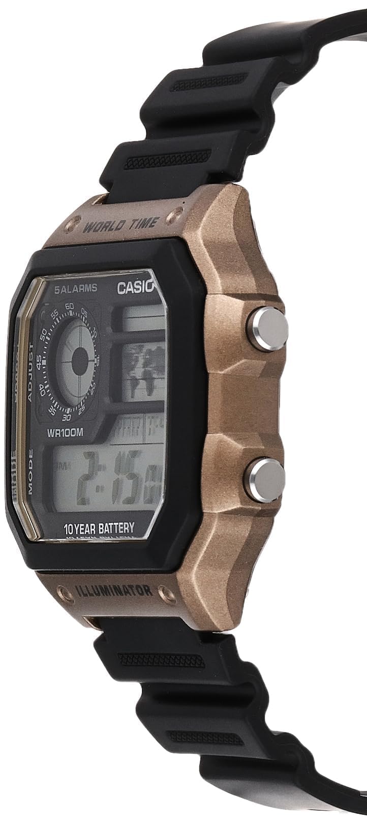 Casio Men's 10-Year Battery Japanese Quartz Watch with Resin Strap, Black, 21 (Model: AE-1200WH-5AVCF) 🍁 All In One Marketplace Canada